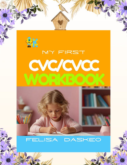 My First CVC /CVCC Words Workbook - Printable Phonics for ESL & Beginning Readers