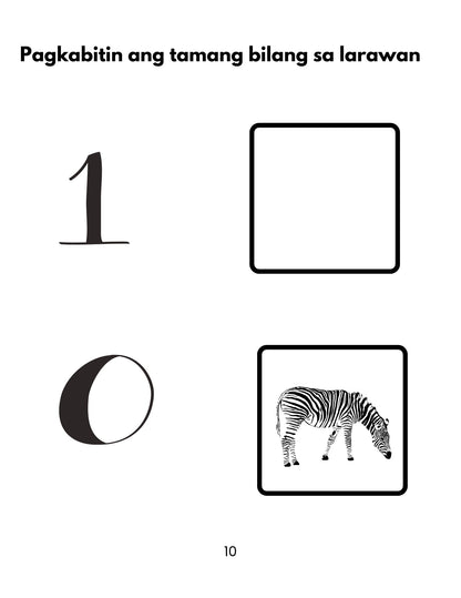 Unang Pagsanay sa Pagbilang - 0- 20  Workbook