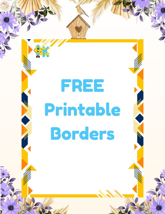 Worksheet Borders