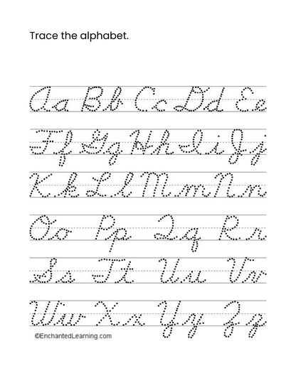 Cursive Tracing for Beginners