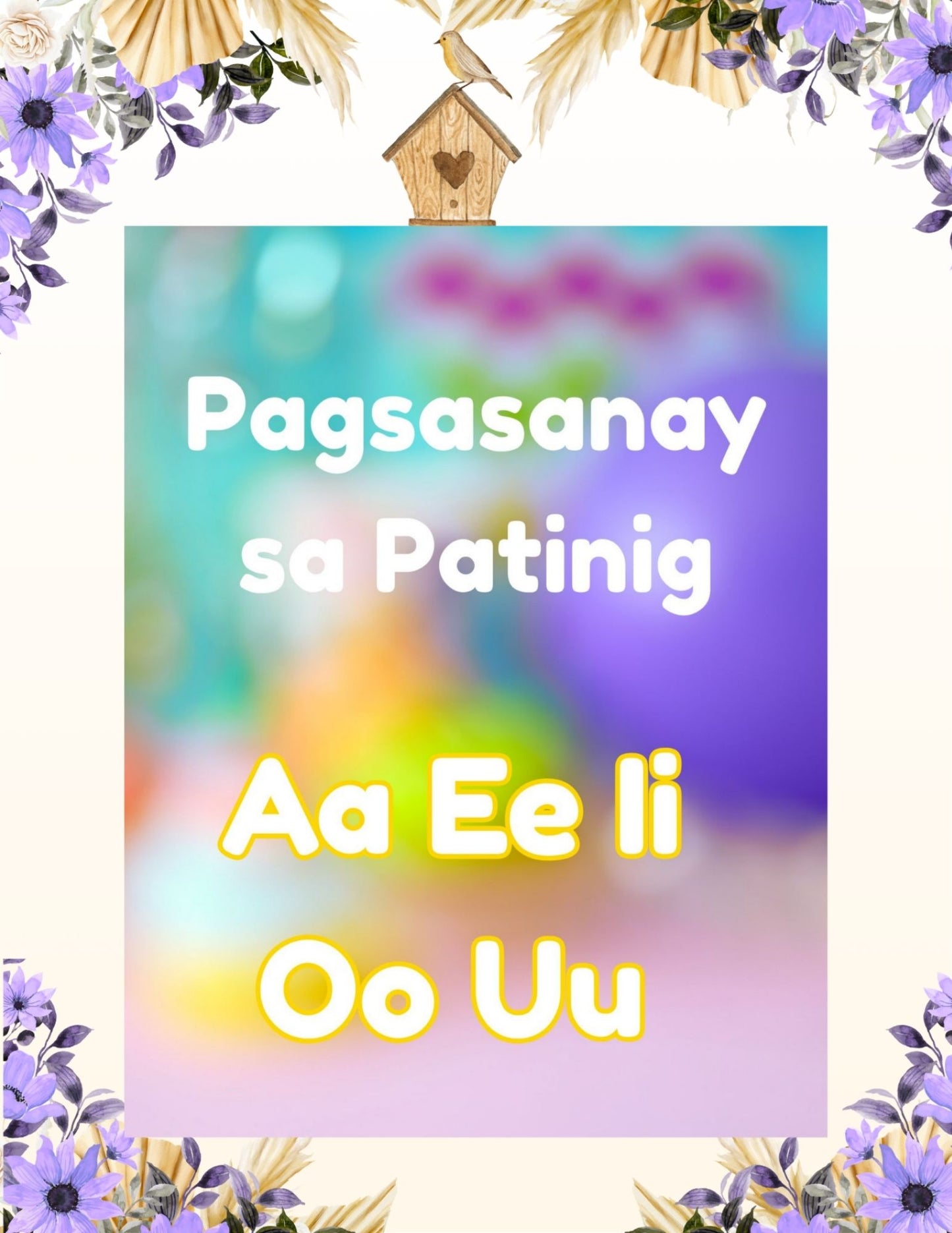 Pagsasanay sa Patinig