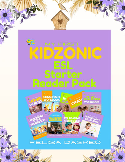 Kidzonic Ultimate Phonics Reading Pack - Book 1 - 9: