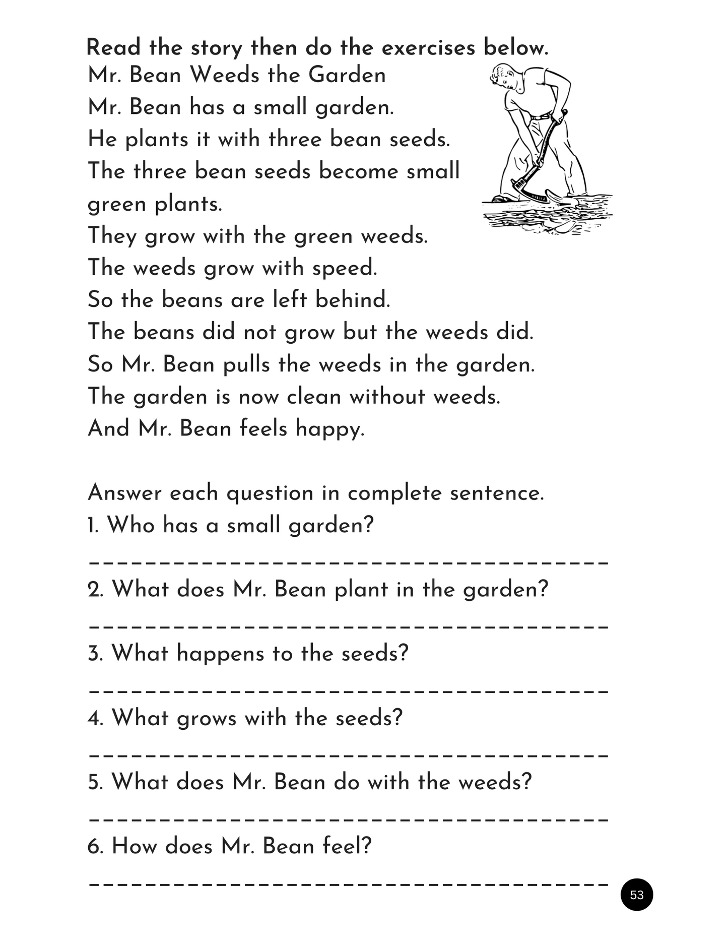 My First Reading Book 3 - Initial Blends, Digraphs & Long Vowel Stories with Creatve Activities