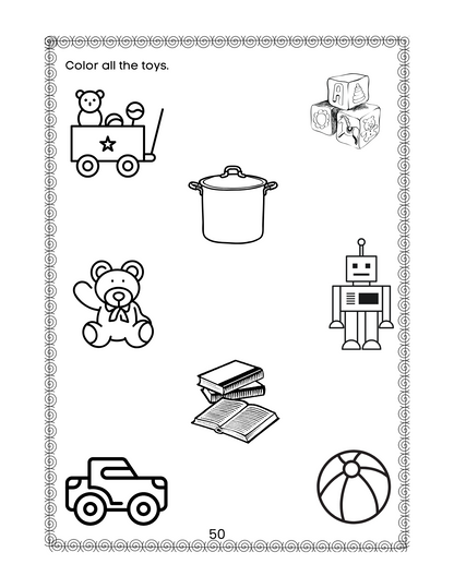 My First Reading Readiness Workbook for Beginners