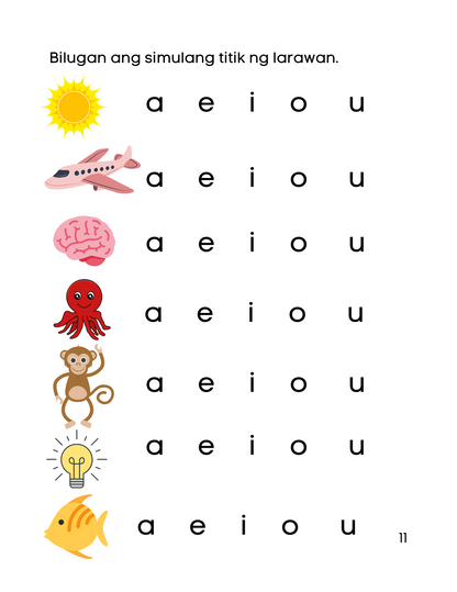 Unang Pagsanay sa Pagbasa: Gabay sy sa mga Nagsisimulang Magbasa