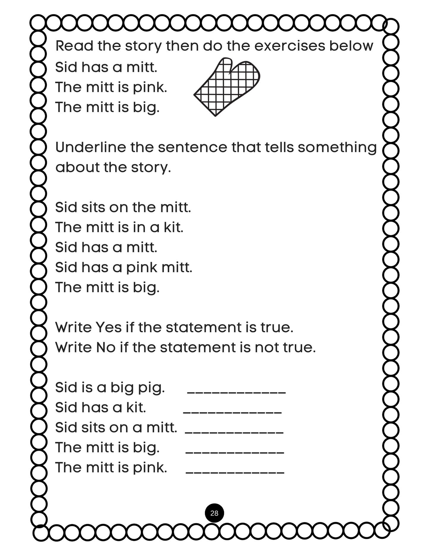 My First ESL Reading Book 1 - CVC & CVCC Stories With Comprehension Activities