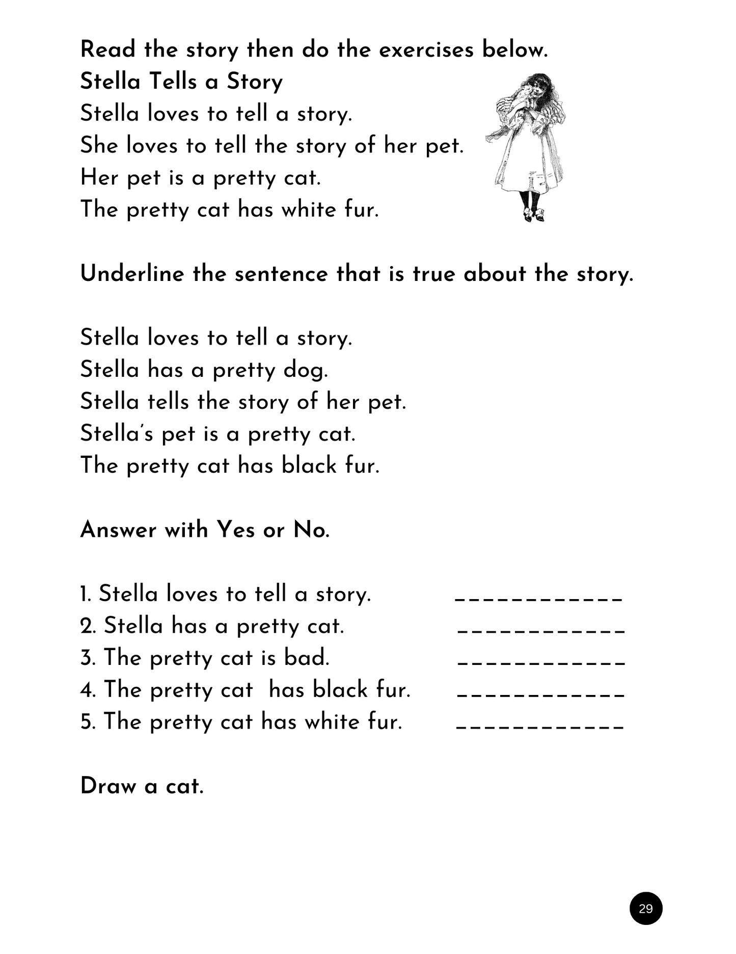 My First Reading Book 3 - Initial Blends, Digraphs & Long Vowel Stories with Creatve Activities