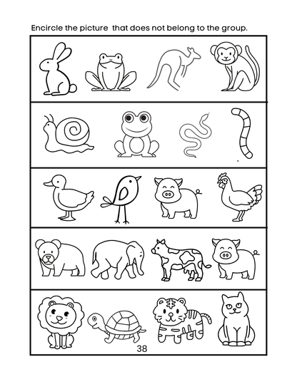 My First Reading Readiness Workbook for Beginners