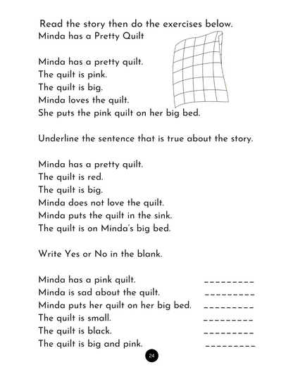 My First ESL Reading Book 2 - Final Blends & Digraphs Stories with Comprehension