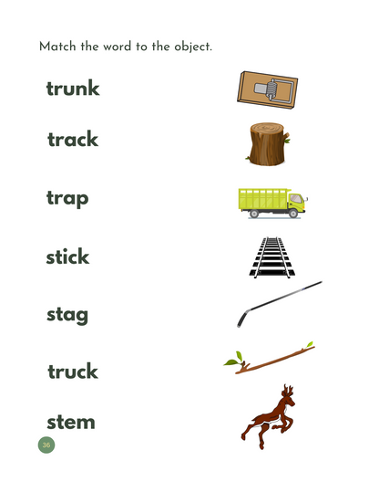 My First Initial and Final Blends Workbook: Printable Phonics for Kids / ESL & Beginning Readers