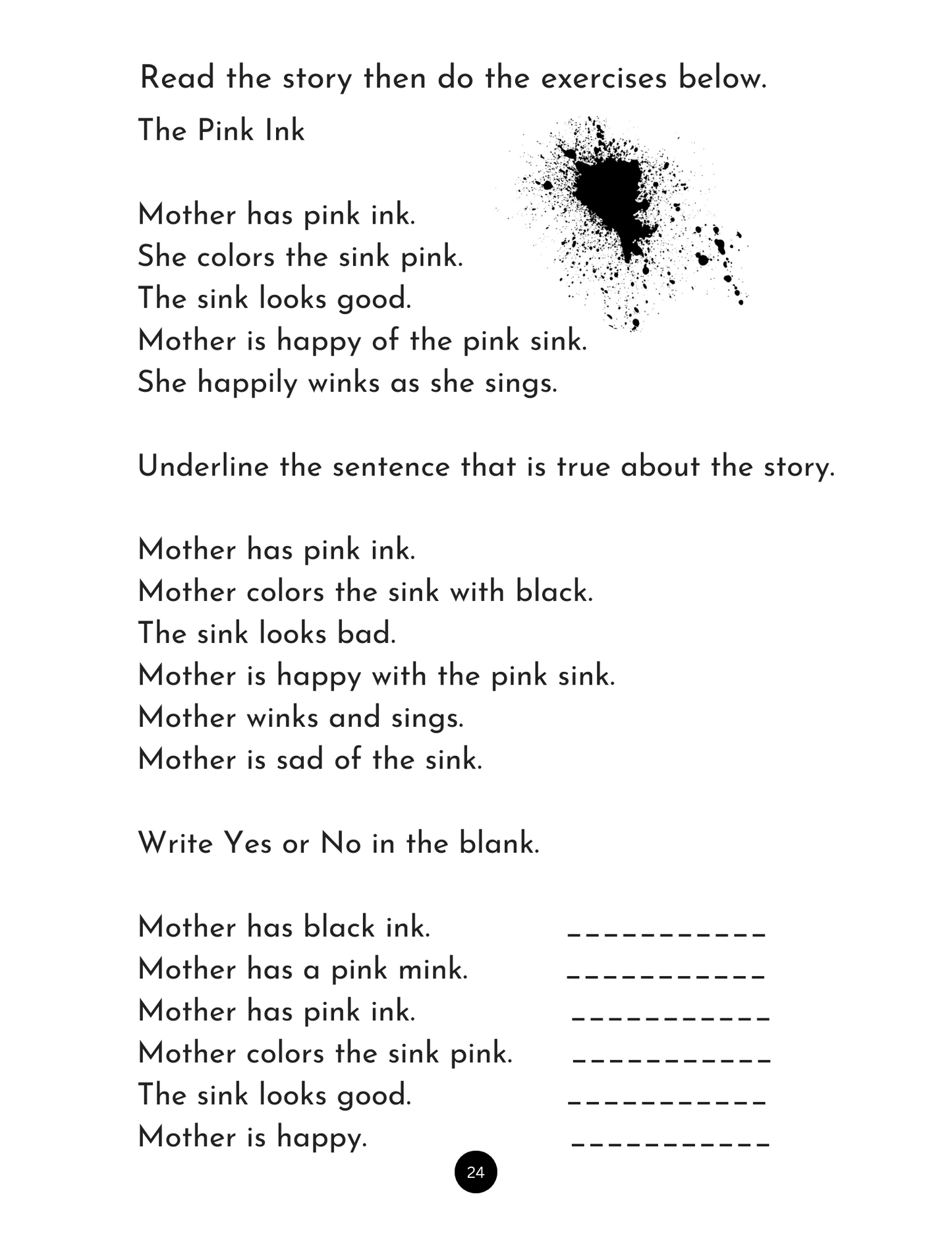 My First ESL Reading Book 2 - Final Blends & Digraphs Stories with Comprehension