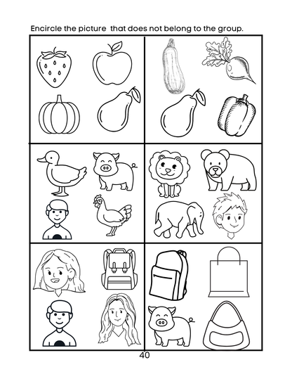 My First Reading Readiness Workbook for Beginners