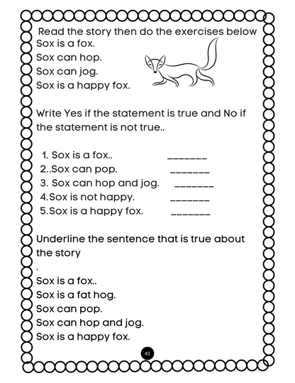 My First ESL Reading Book 1 - CVC & CVCC Stories With Comprehension Activities