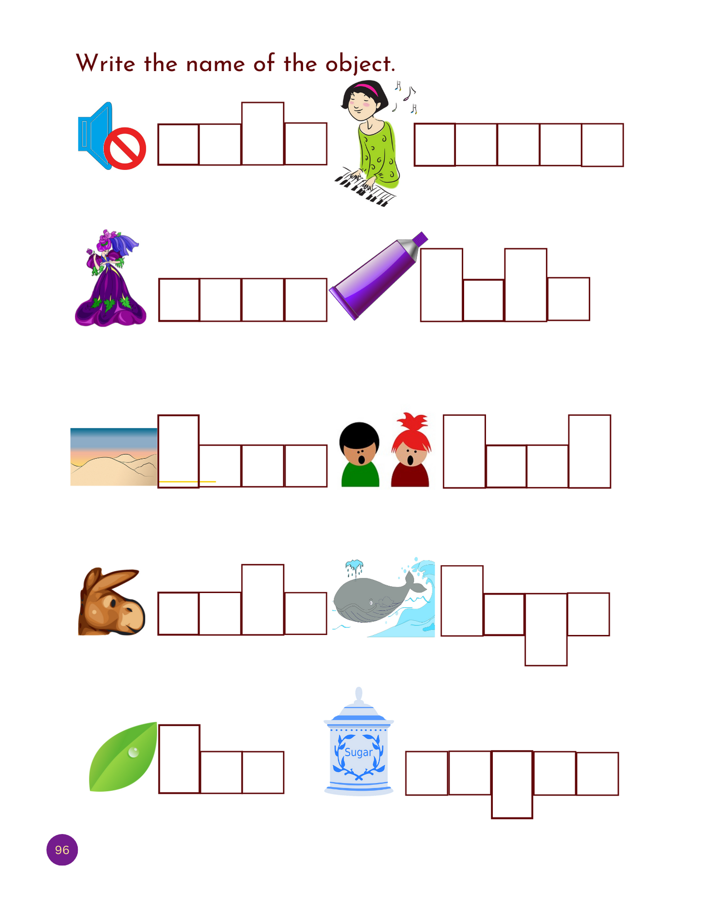 My First Long Vowel Sound Workbook: Printable Phonics Activities for kids / ESL &Beginner Leaners